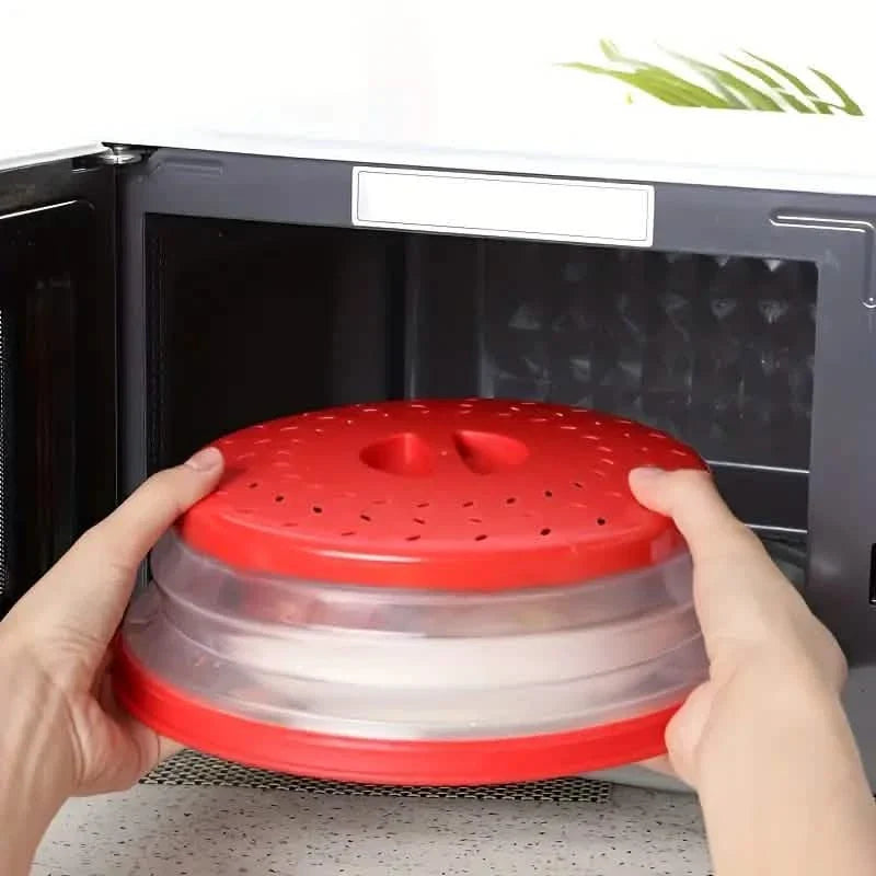 10.5 inch Collapsible Food Plate Lid Cover DailySale