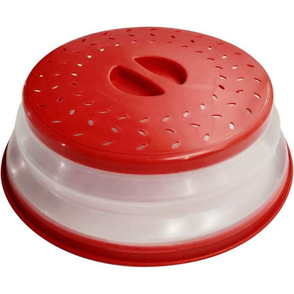 10.5 inch Collapsible Food Plate Lid Cover DailySale