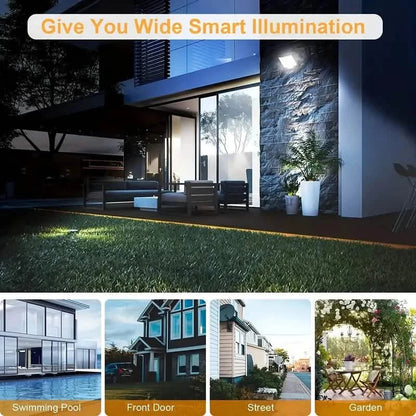 106 LED Security Lamp Dusk To Dawn 270° Wide Angle Outdoor Lighting DailySale