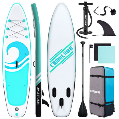 10’6” x 32”x 6” Paddle Boards for Adults with Premium SUP Accessories and Backpack DailySale