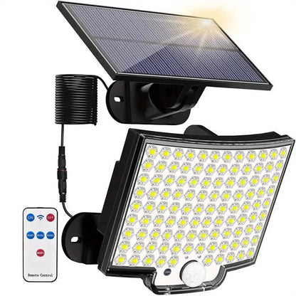 106LED Super Bright Motion Sensor Solar Power LED Garden Wall Light DailySale