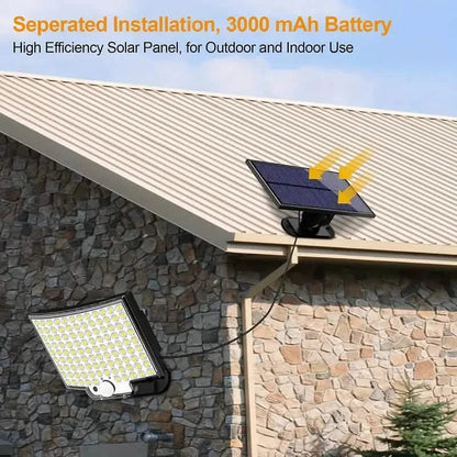 106LED Super Bright Motion Sensor Solar Power LED Garden Wall Light DailySale