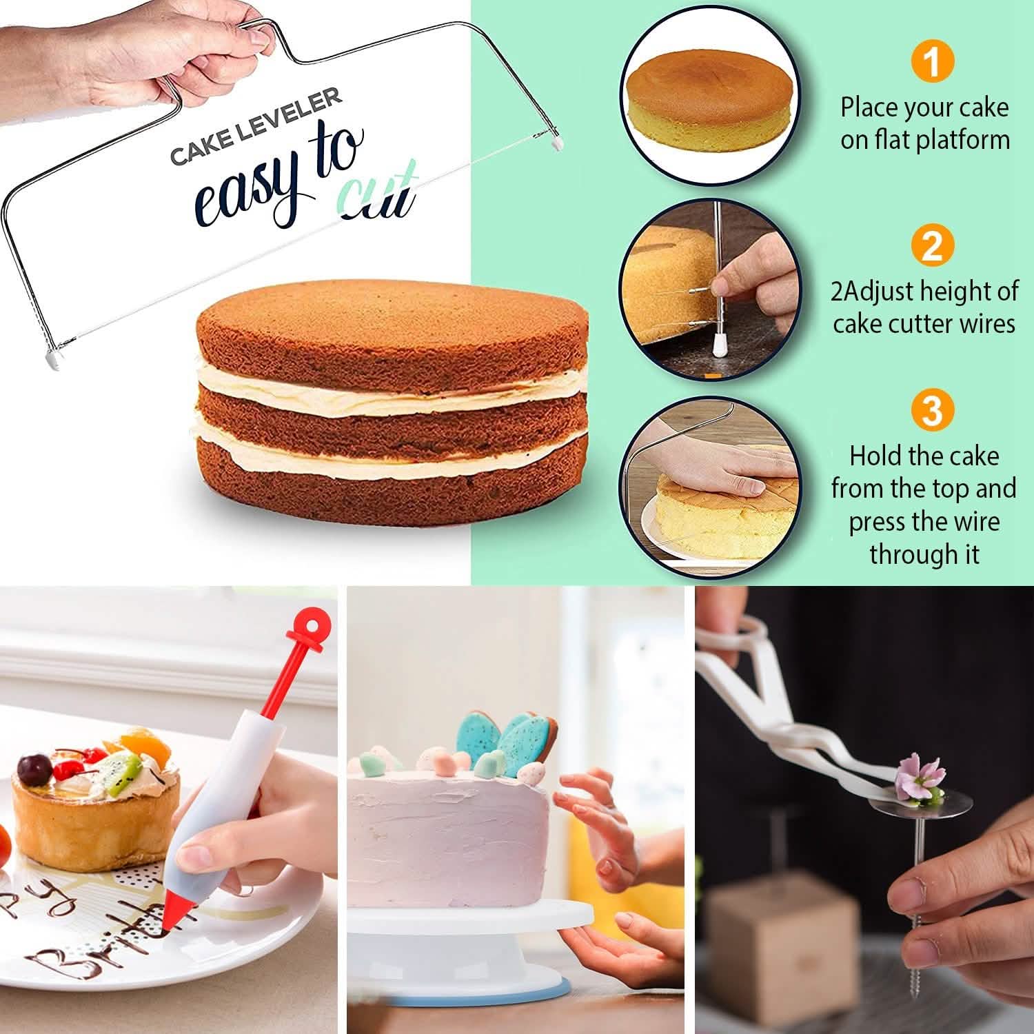 108-Piece: Cake Decorating Supplies Kit DailySale