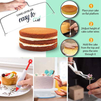 108-Piece: Cake Decorating Supplies Kit DailySale