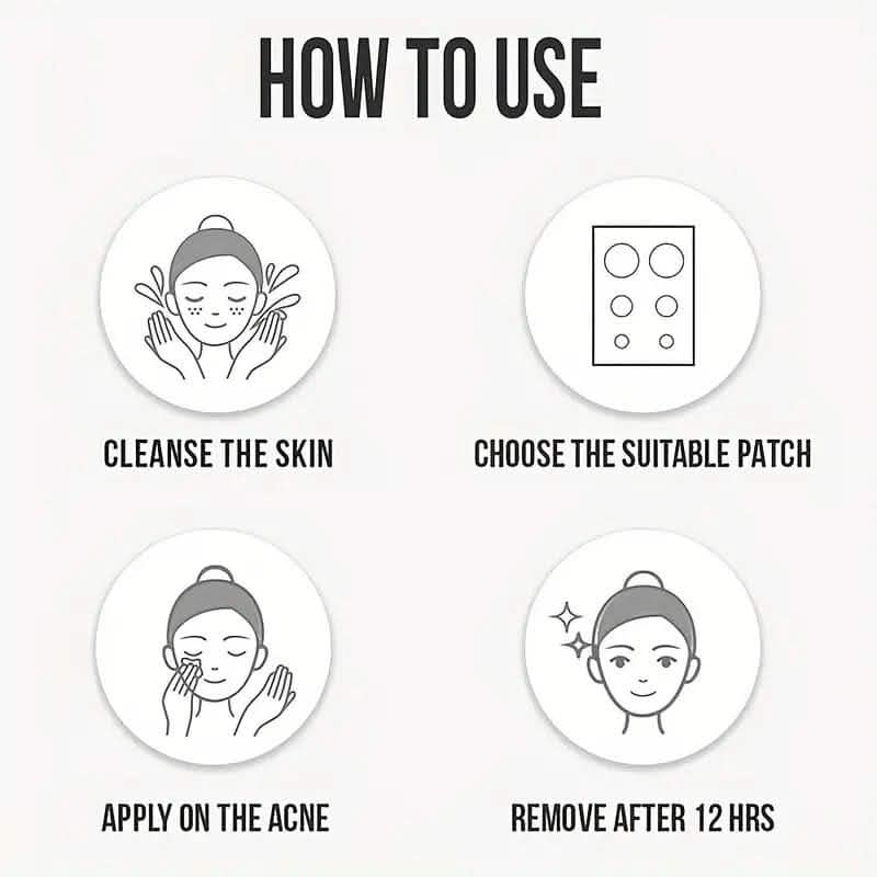 1080 Count Hydrocolloid Acne Patches DailySale