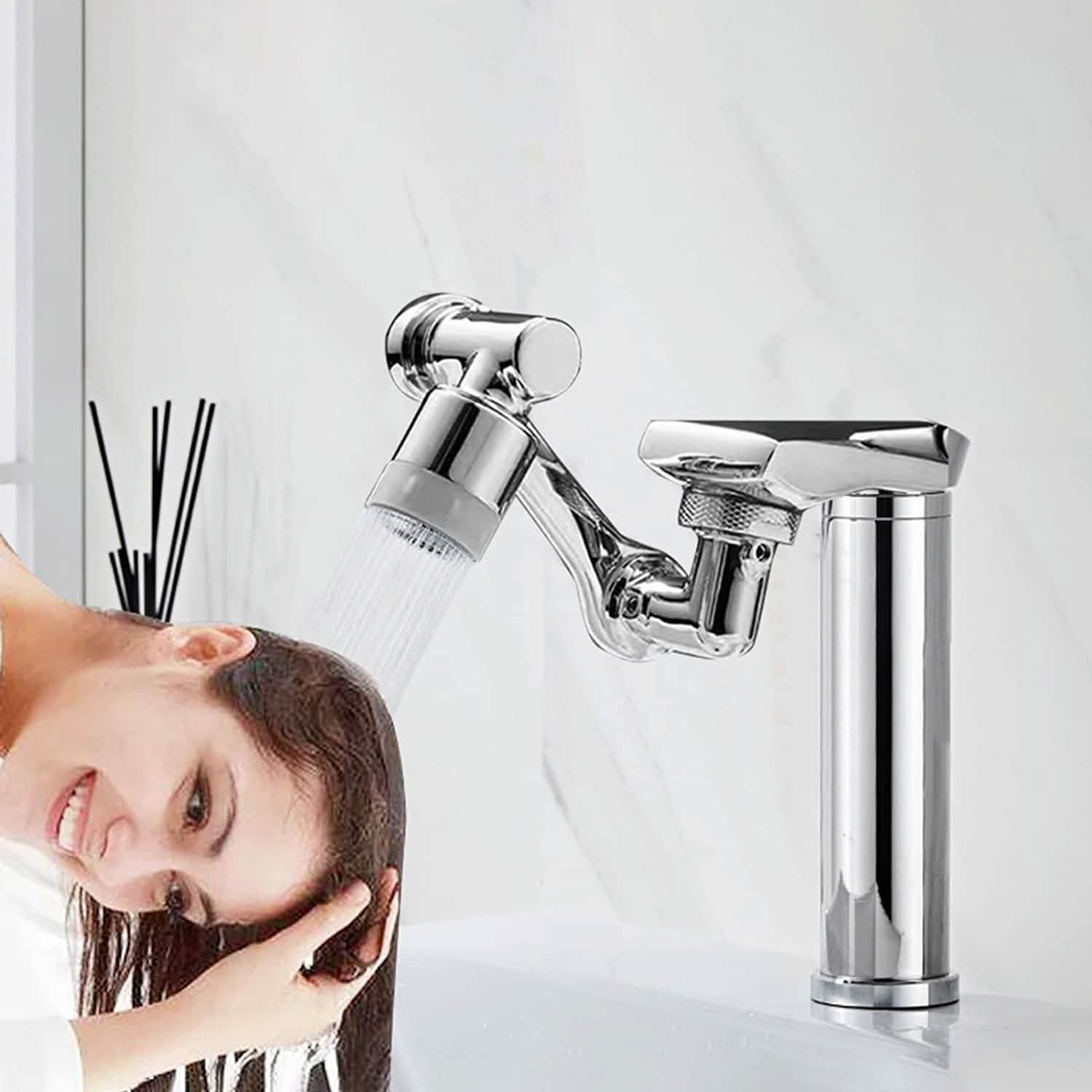 1080 Degree Extension Universal Faucet Aerator 2 Modes DailySale