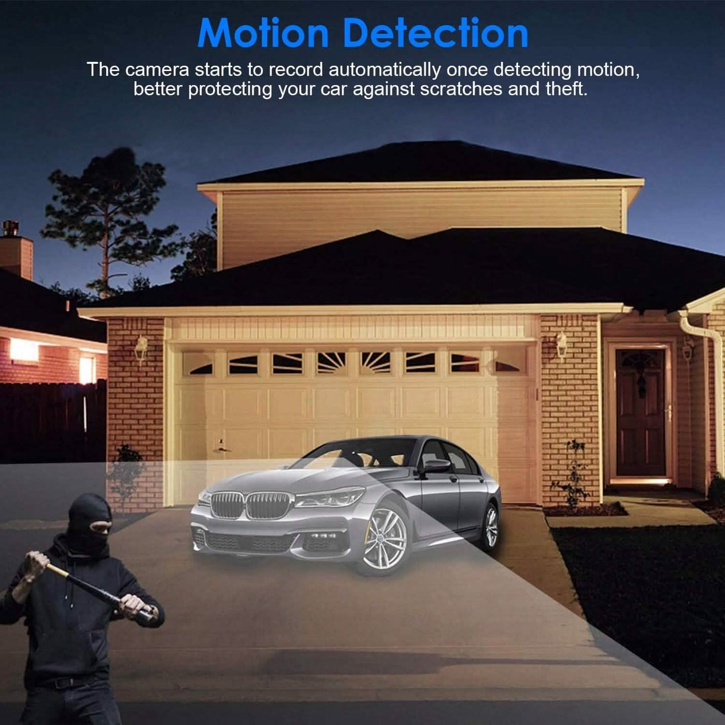 1080P Car DVR 3" Camera Dash Cam with 100° Angle Loop Recording Motion Detection DailySale