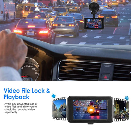 1080P Car DVR 3" Camera Dash Cam with 100° Angle Loop Recording Motion Detection DailySale