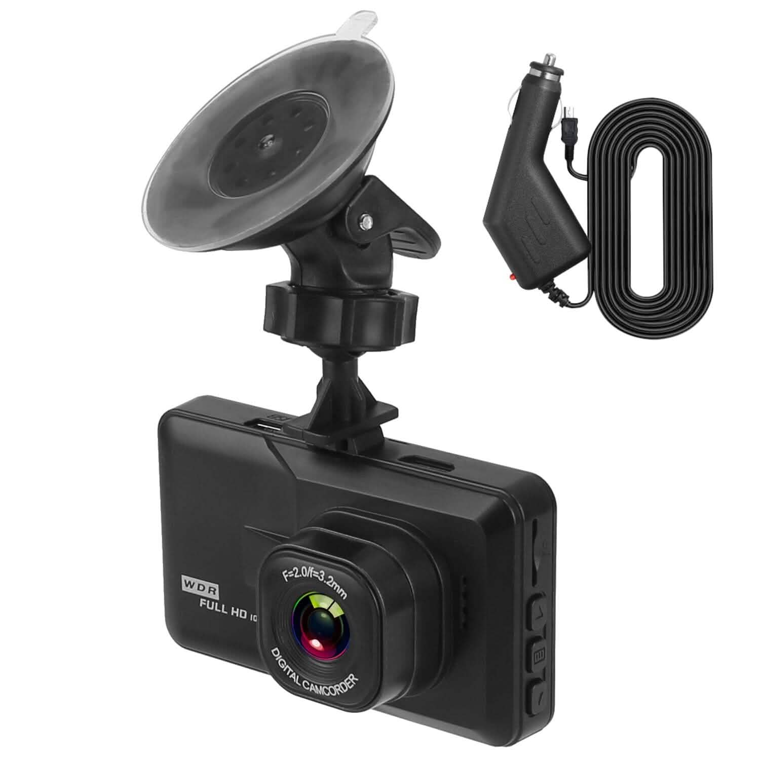 1080P Car DVR 3" Camera Dash Cam with 100° Angle Loop Recording Motion Detection DailySale
