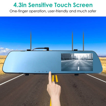 1080P Car DVR 4.3inches Dash Cam with 140° Angle Loop Recording DailySale