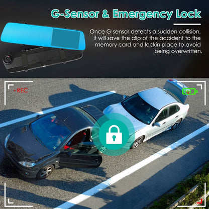 1080P Car DVR 4.3inches Dash Cam with 140° Angle Loop Recording DailySale