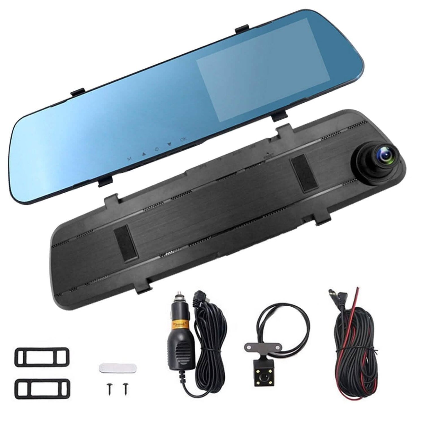 1080P Car DVR 4.3inches Dash Cam with 140° Angle Loop Recording DailySale