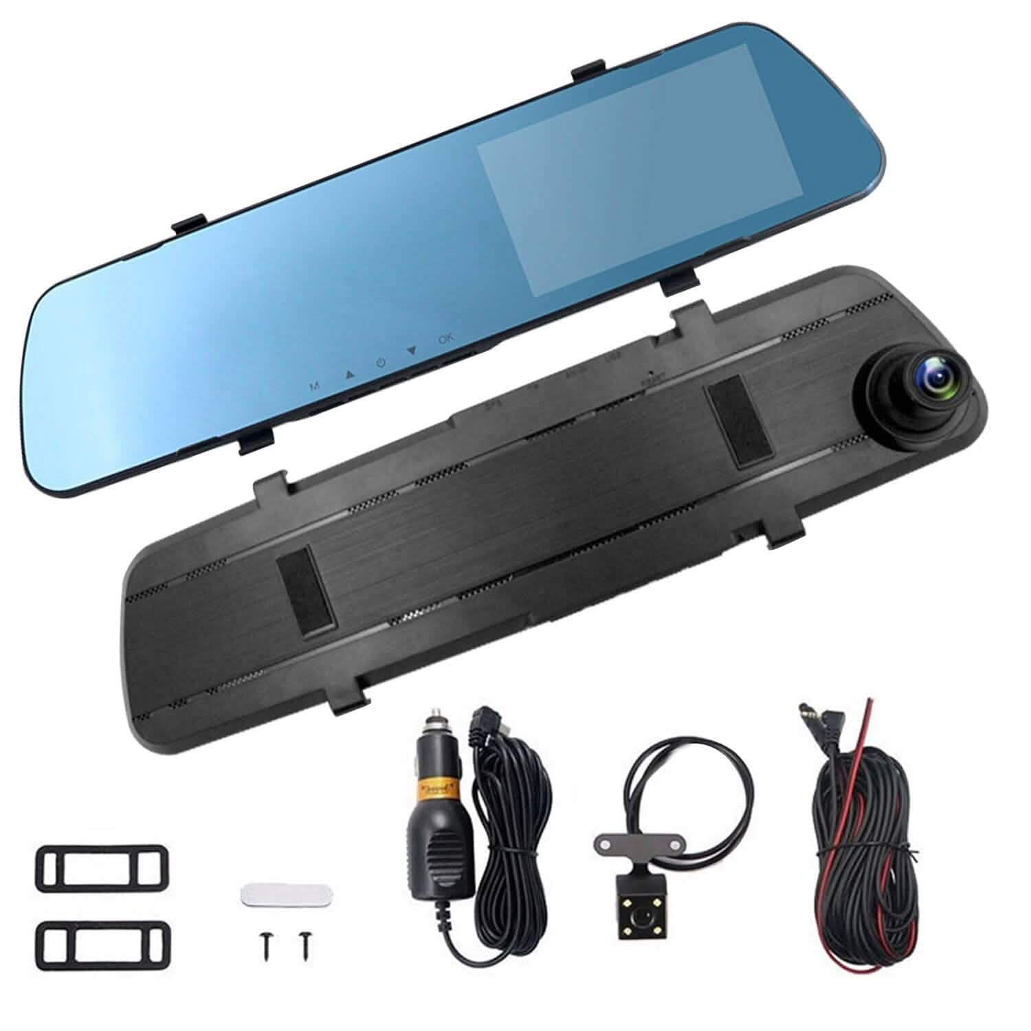 1080P Car DVR 4.3inches Dash Cam with 140° Angle Loop Recording DailySale
