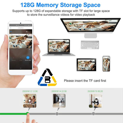 1080P FHD WiFi IP Two-Way Audio Security Surveillance Camera DailySale