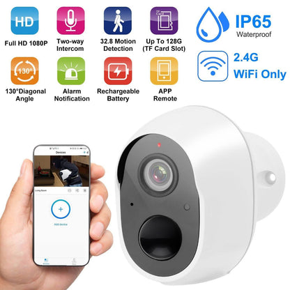 1080P FHD WiFi IP Two-Way Audio Security Surveillance Camera DailySale