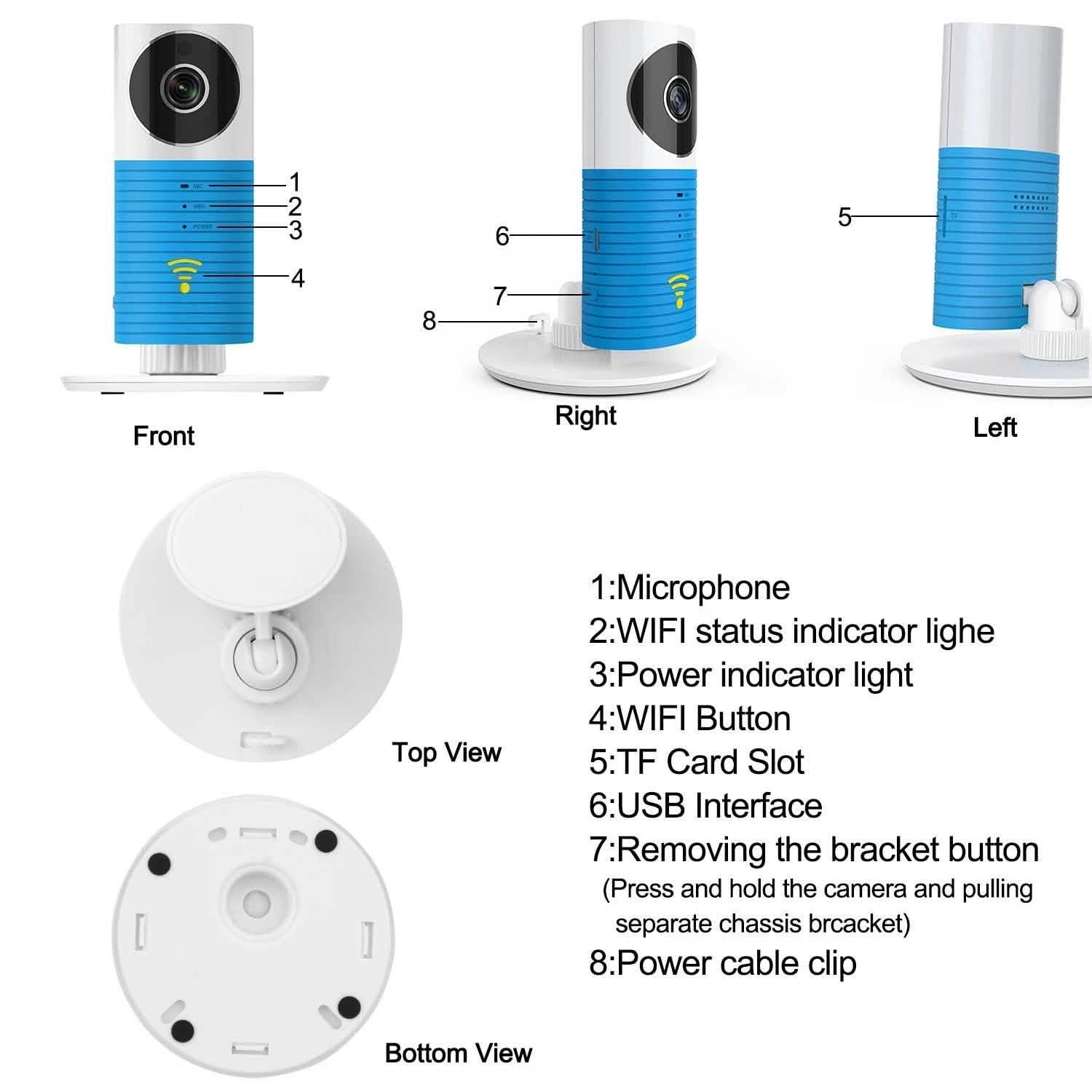 1080P HD IP Wireless Smart WiFi CCTV Camera Video Baby Monitor Camera DailySale