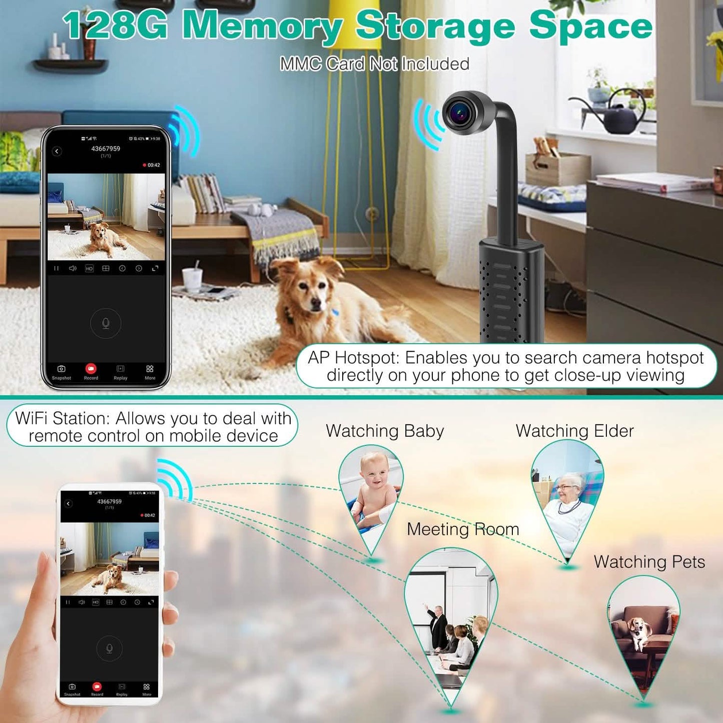 1080P HD Mini USB IP Camera Motion Detection DailySale