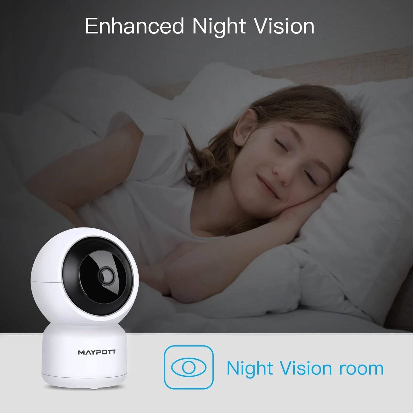 1080P HD Wireless Smart Spy Camera WiFi Security IR Night Vision Baby Monitor DailySale