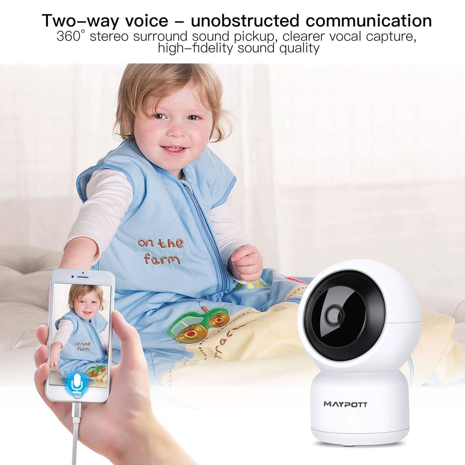 1080P HD Wireless Smart Spy Camera WiFi Security IR Night Vision Baby Monitor DailySale