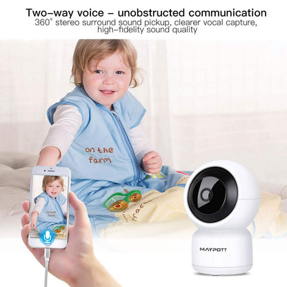 1080P HD Wireless Smart Spy Camera WiFi Security IR Night Vision Baby Monitor DailySale