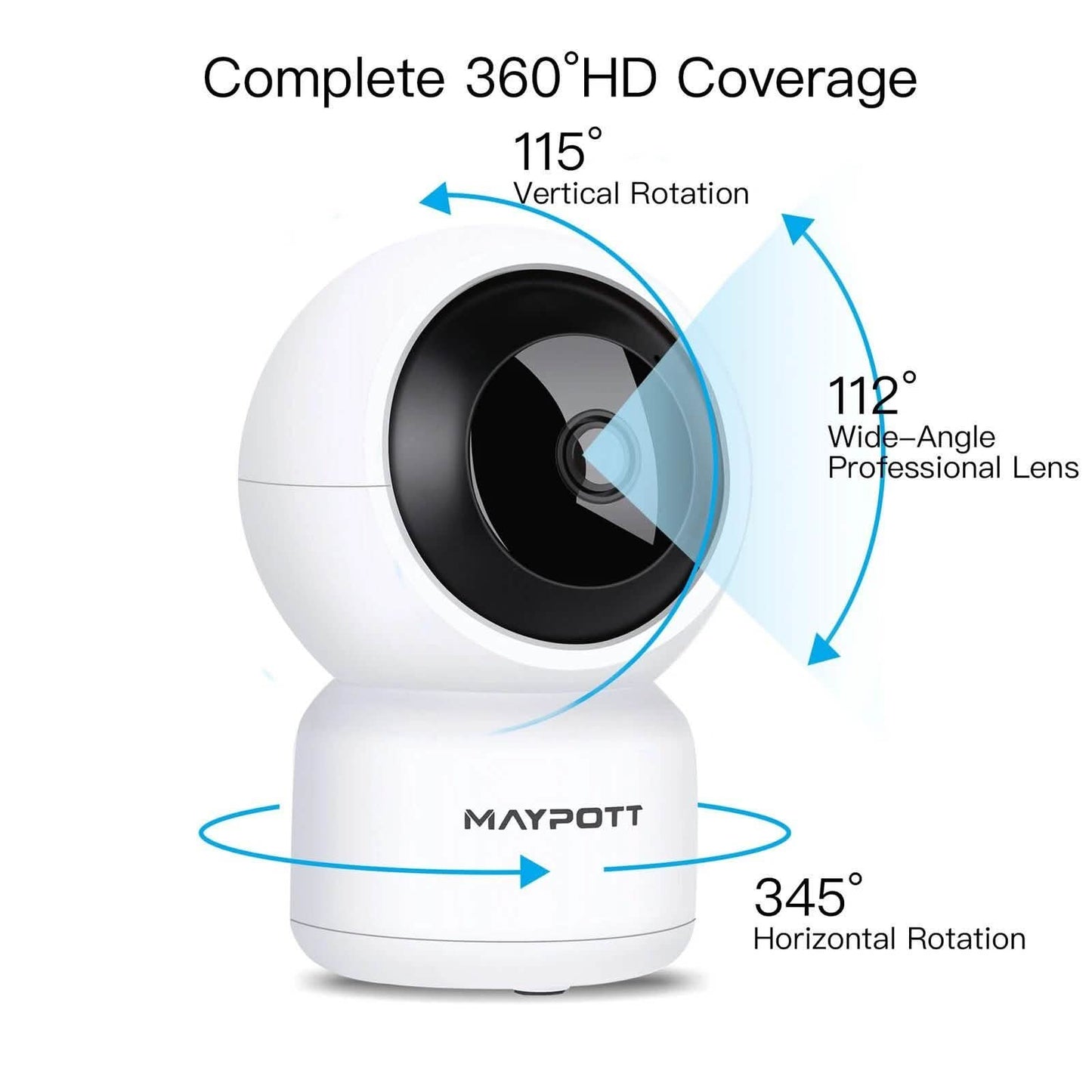 1080P HD Wireless Smart Spy Camera WiFi Security IR Night Vision Baby Monitor DailySale