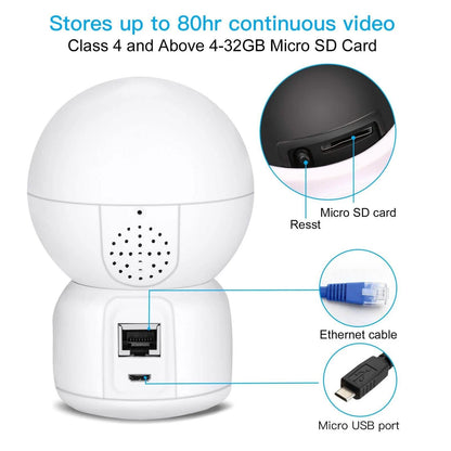 1080P HD Wireless Smart Spy Camera WiFi Security IR Night Vision Baby Monitor DailySale