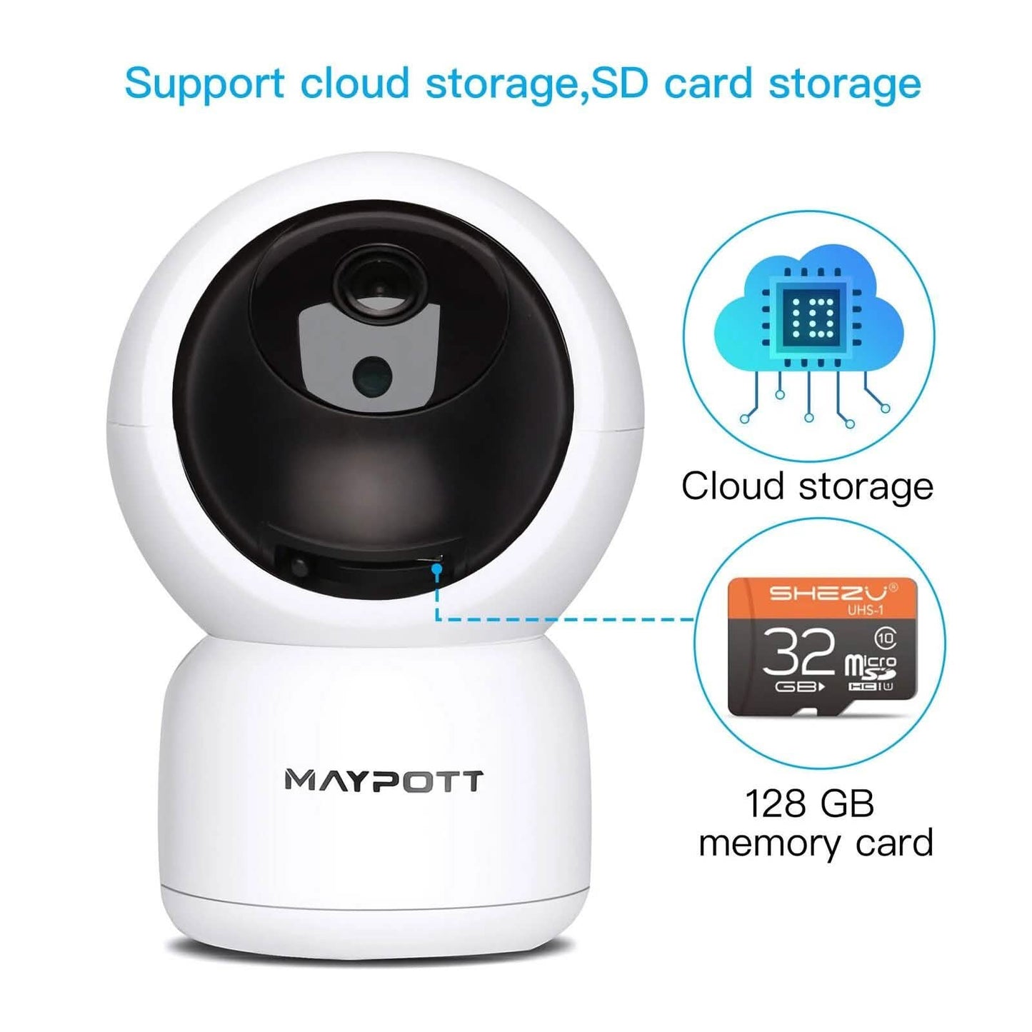1080P HD Wireless Smart Spy Camera WiFi Security IR Night Vision Baby Monitor DailySale