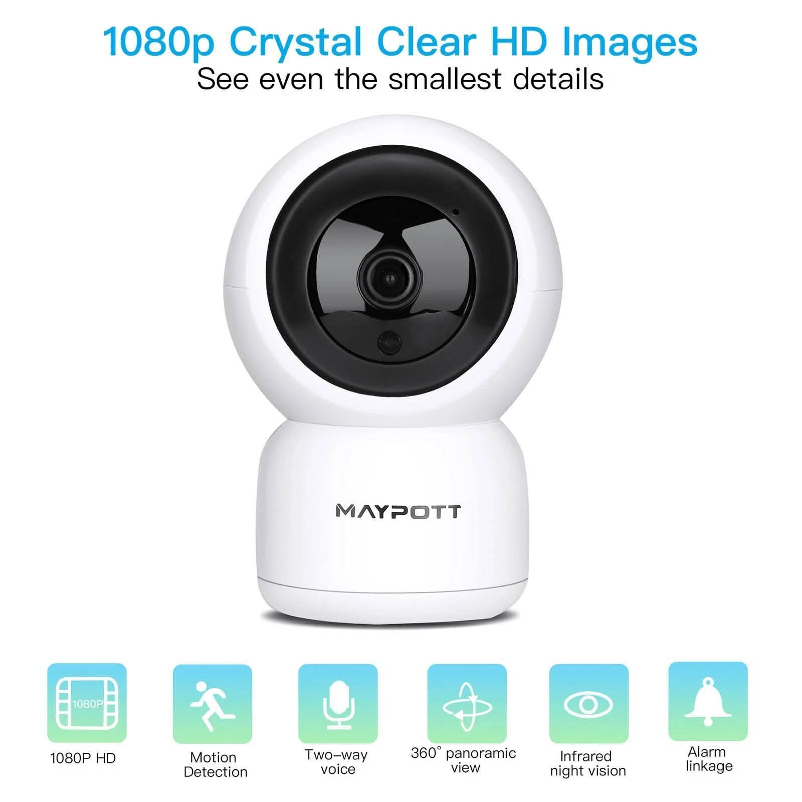 1080P HD Wireless Smart Spy Camera WiFi Security IR Night Vision Baby Monitor DailySale