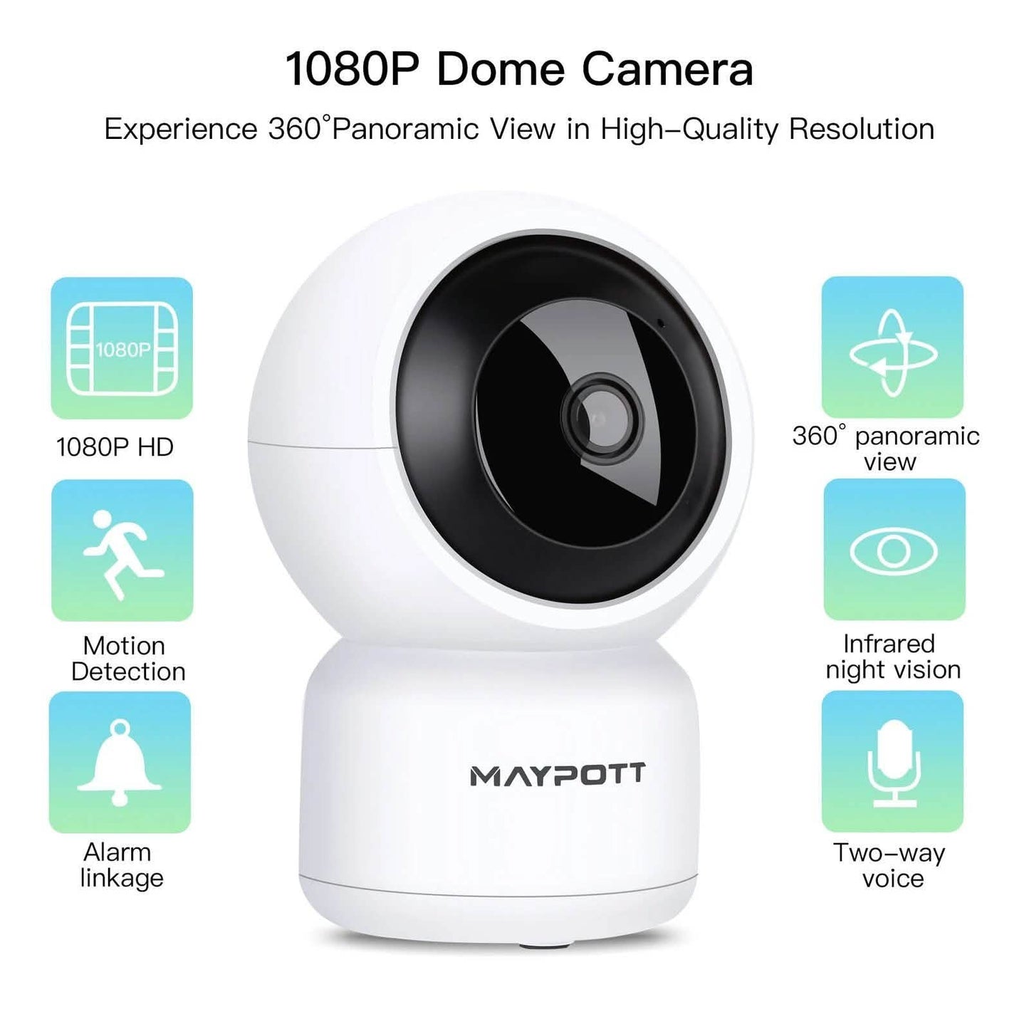 1080P HD Wireless Smart Spy Camera WiFi Security IR Night Vision Baby Monitor DailySale