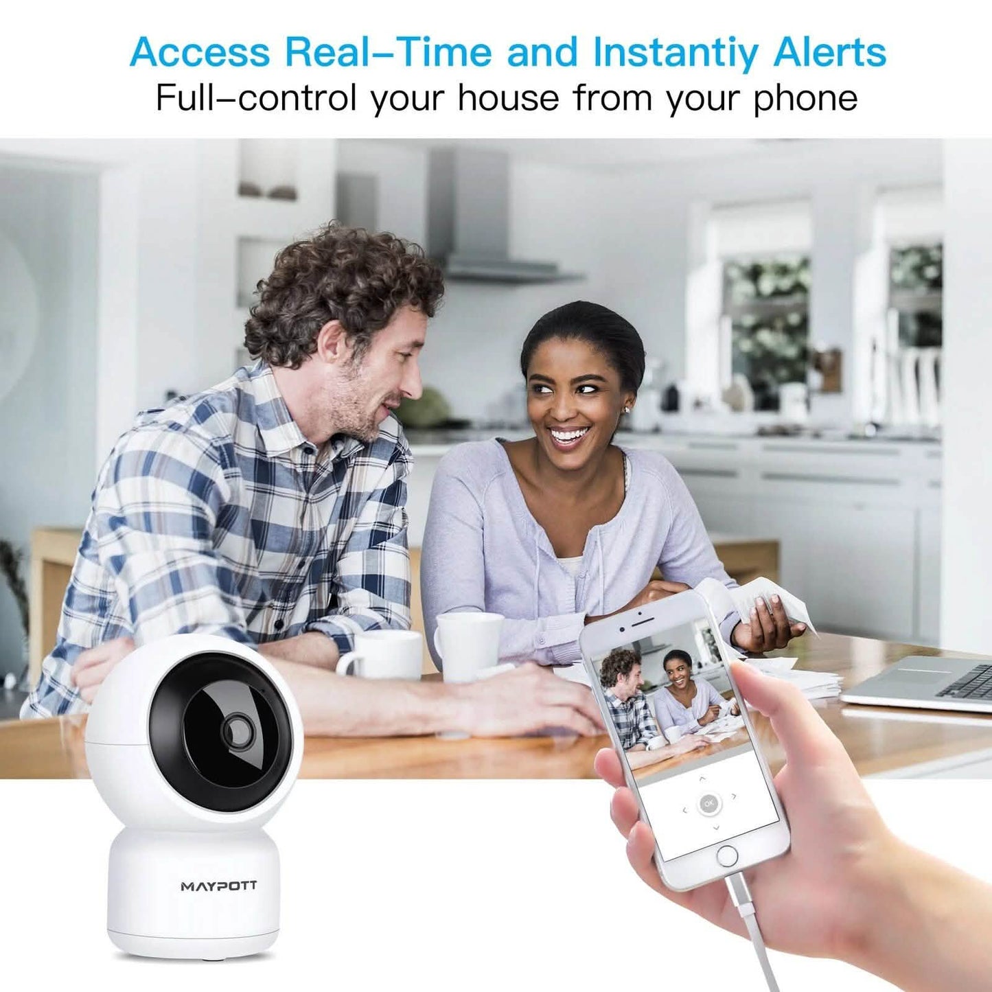 1080P HD Wireless Smart Spy Camera WiFi Security IR Night Vision Baby Monitor DailySale