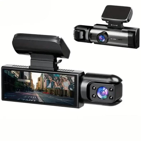 1080P High-Definition Dual Camera Dash Cam for Cars 3.16 Inch IPS Screen GPS and Lane Departure Warning DailySale