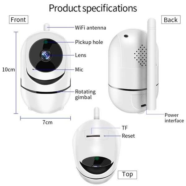 1080P Intelligent Tracking Home Security Camera HD Wifi PTZ Camera DailySale