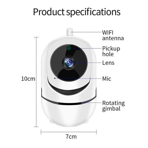 1080P Intelligent Tracking Home Security Camera HD Wifi PTZ Camera DailySale
