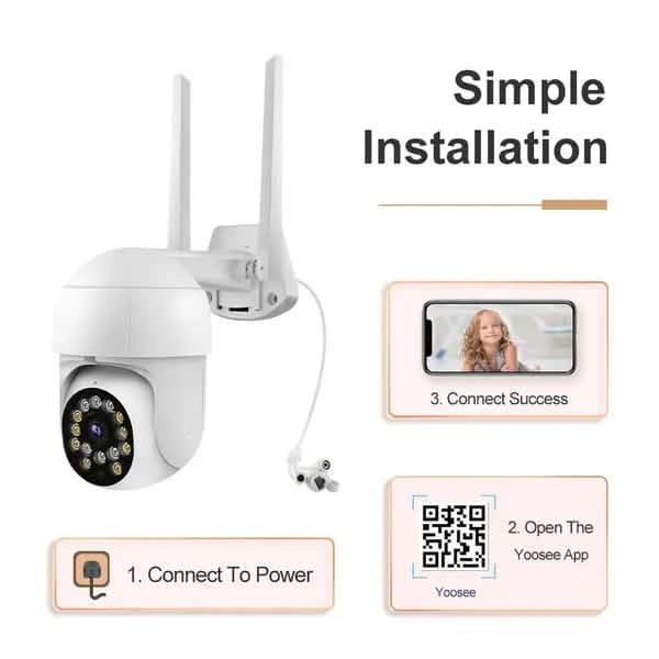 1080P Outdoor Full Color Night Vision Surveillance Camera DailySale