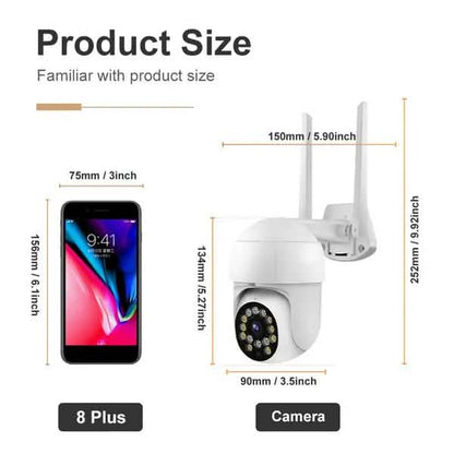 1080P Outdoor Full Color Night Vision Surveillance Camera DailySale