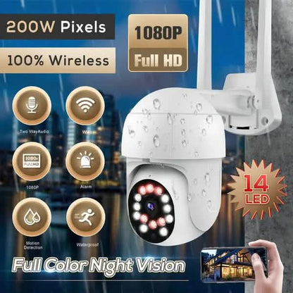 1080P Outdoor Full Color Night Vision Surveillance Camera DailySale