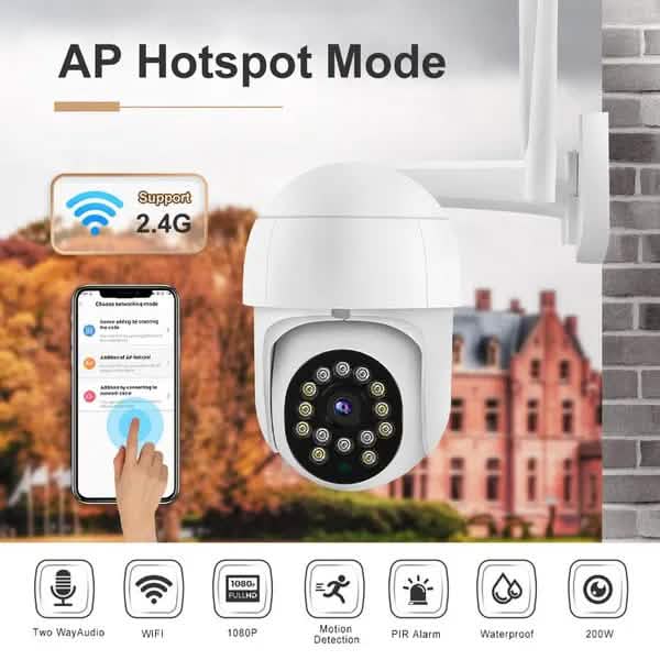 1080P Outdoor Full Color Night Vision Surveillance Camera DailySale