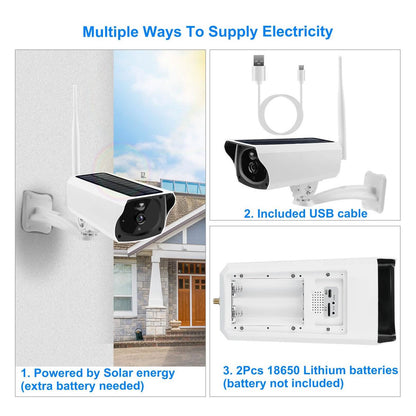 1080P Solar Powered Wifi IP Camera DailySale