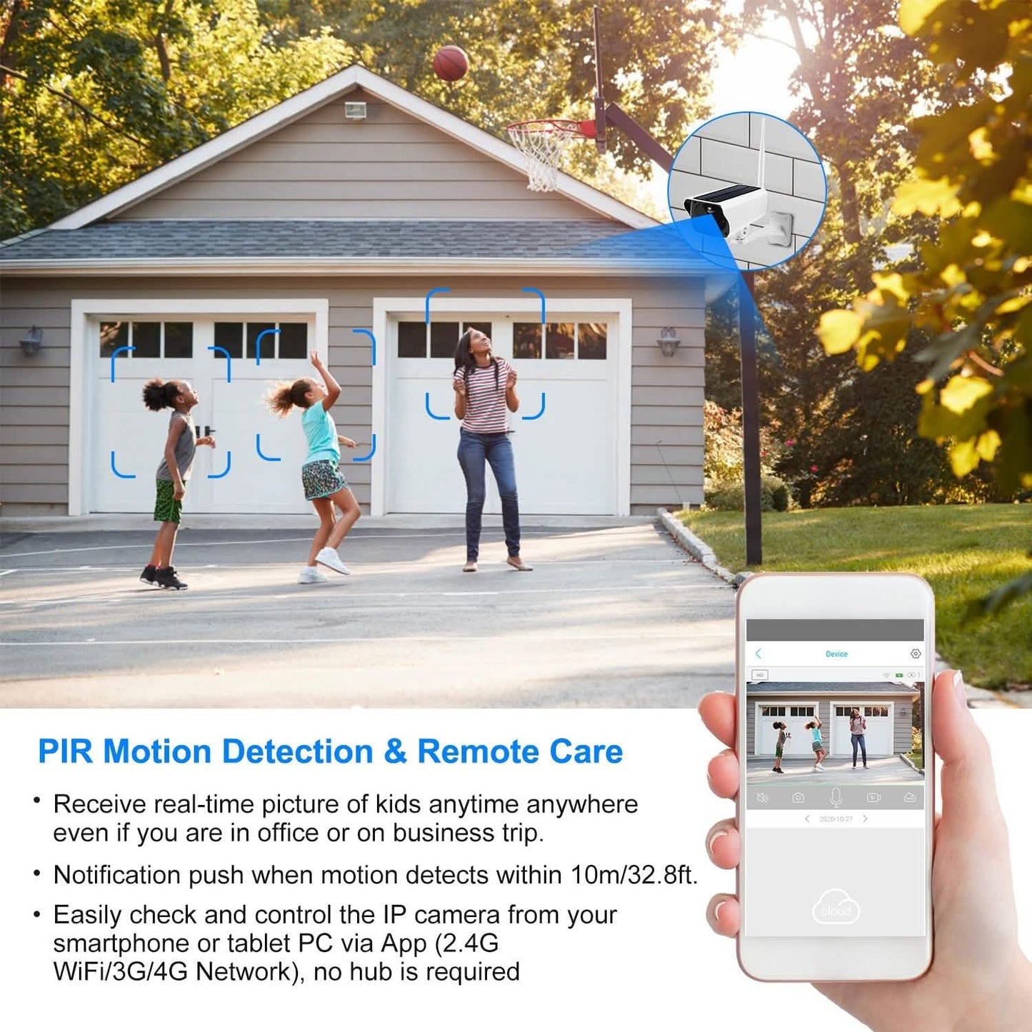 1080P Solar Powered Wifi IP Camera DailySale