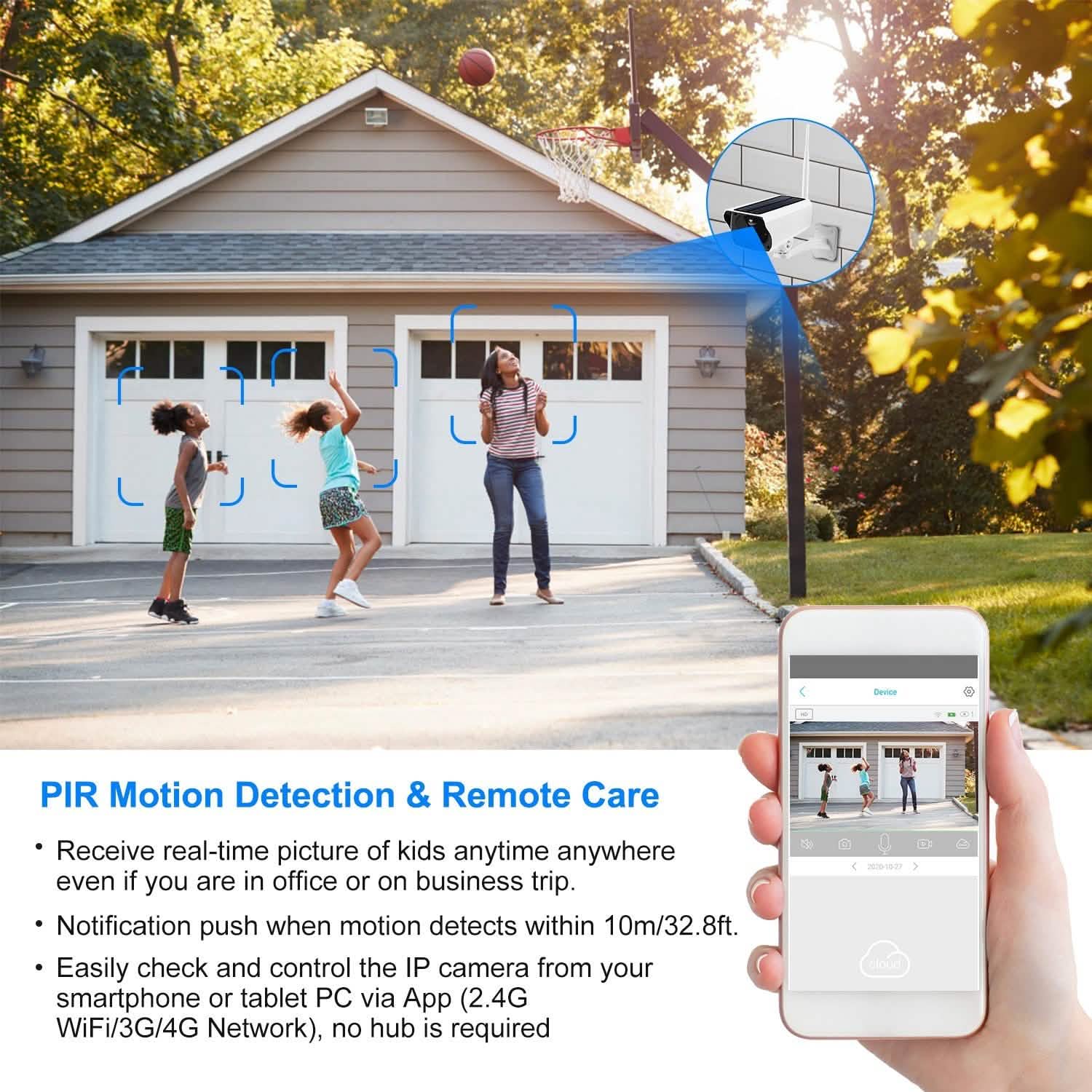 1080P Solar Powered Wifi IP Camera DailySale