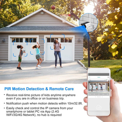 1080P Solar Powered Wifi IP Camera DailySale