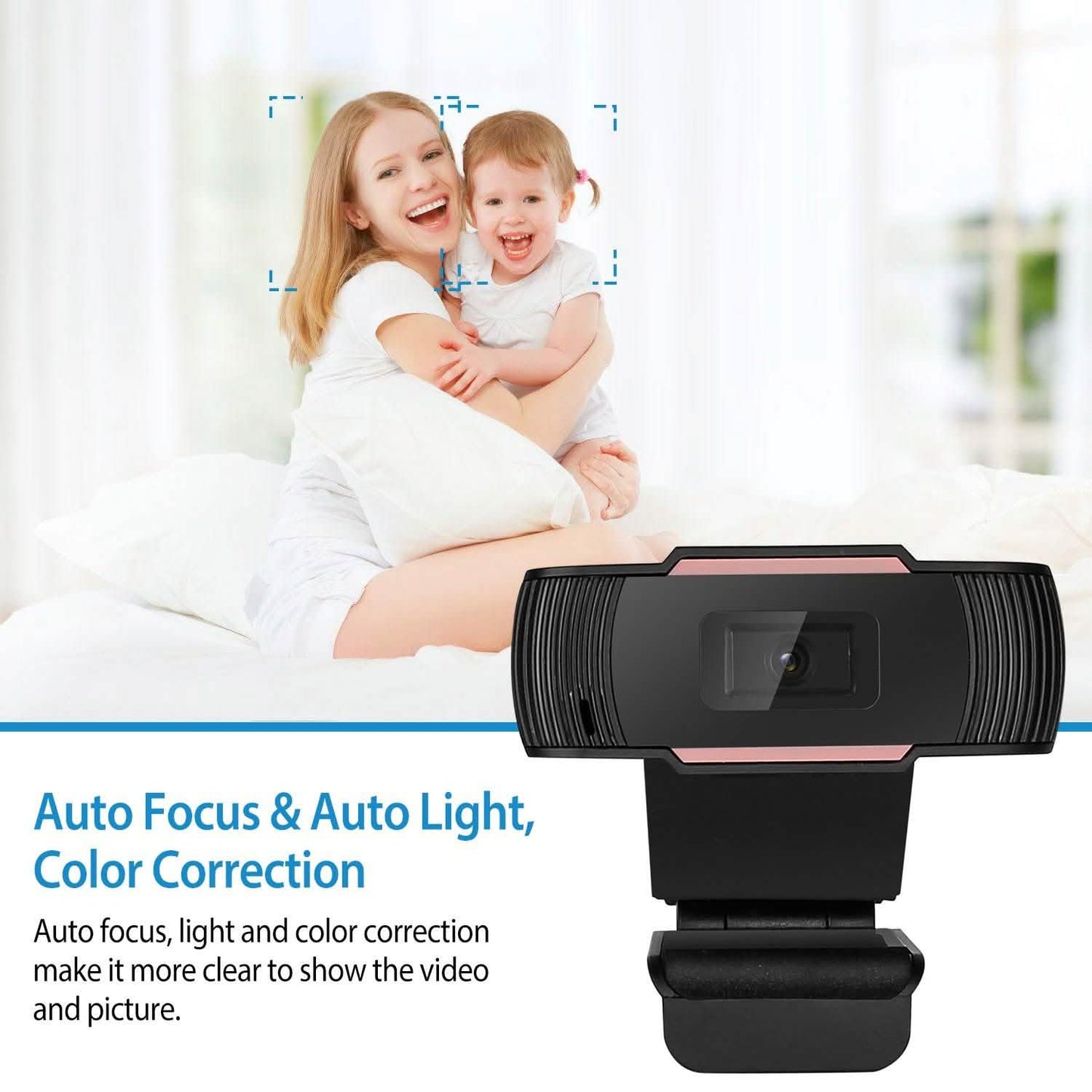 1080P USB Webcam 170 Degree Vertical Adjustment with Clip DailySale