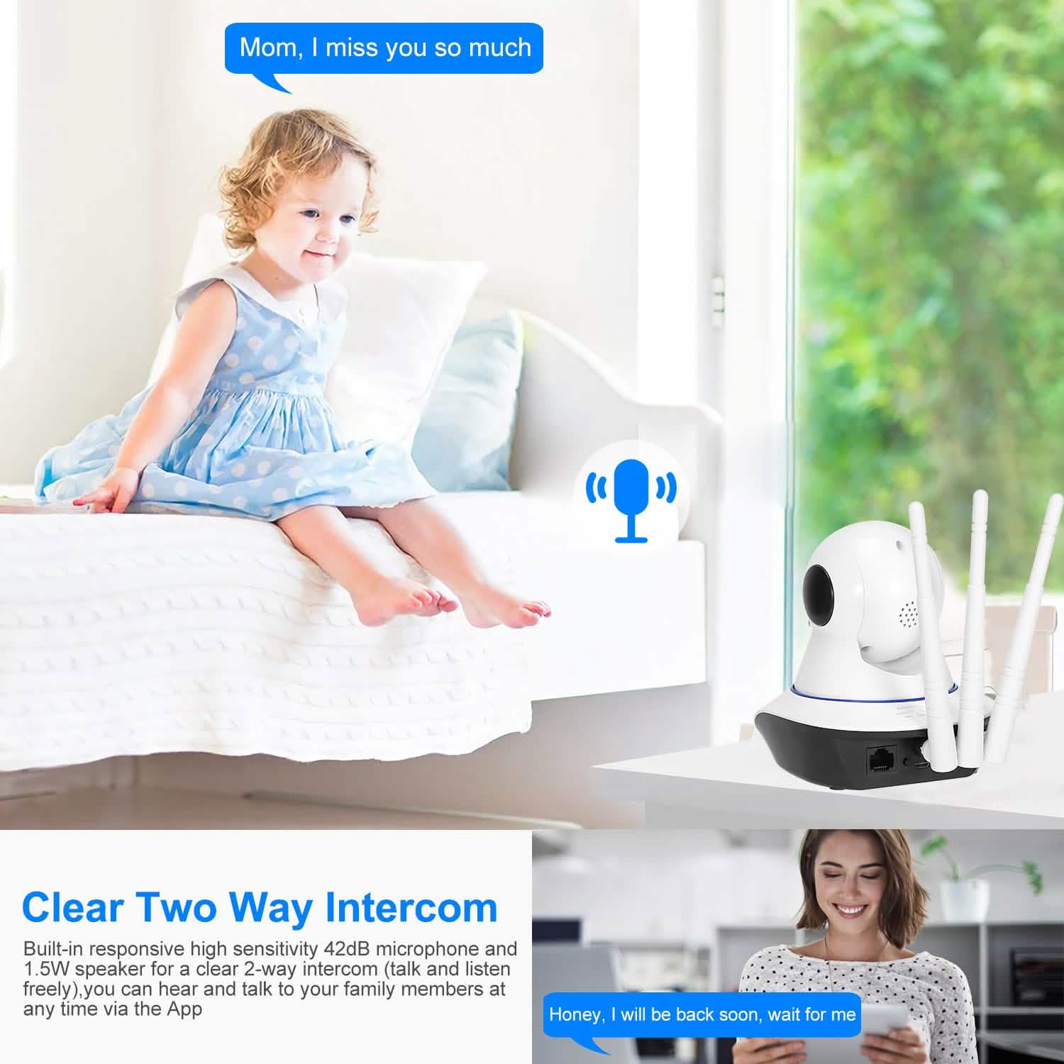 1080P WiFi IP Camera Motion Detection IR Night Vision Camcorder DailySale