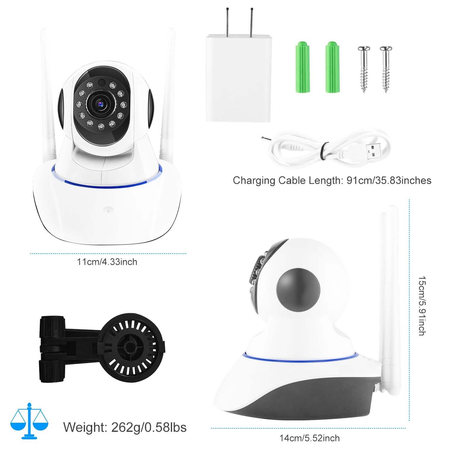 1080P WiFi IP Camera Motion Detection IR Night Vision Camcorder DailySale