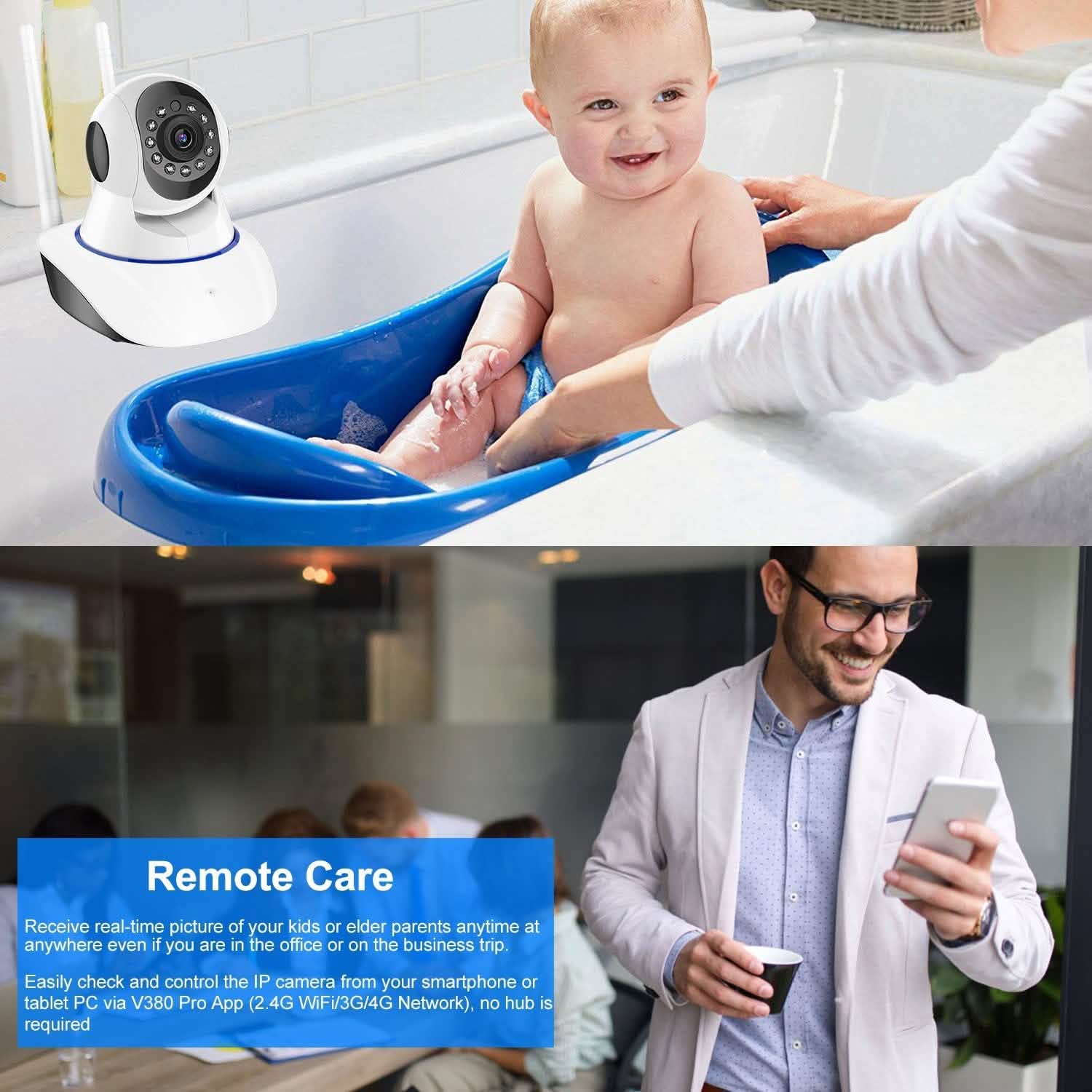 1080P WiFi IP Camera Motion Detection IR Night Vision Camcorder DailySale