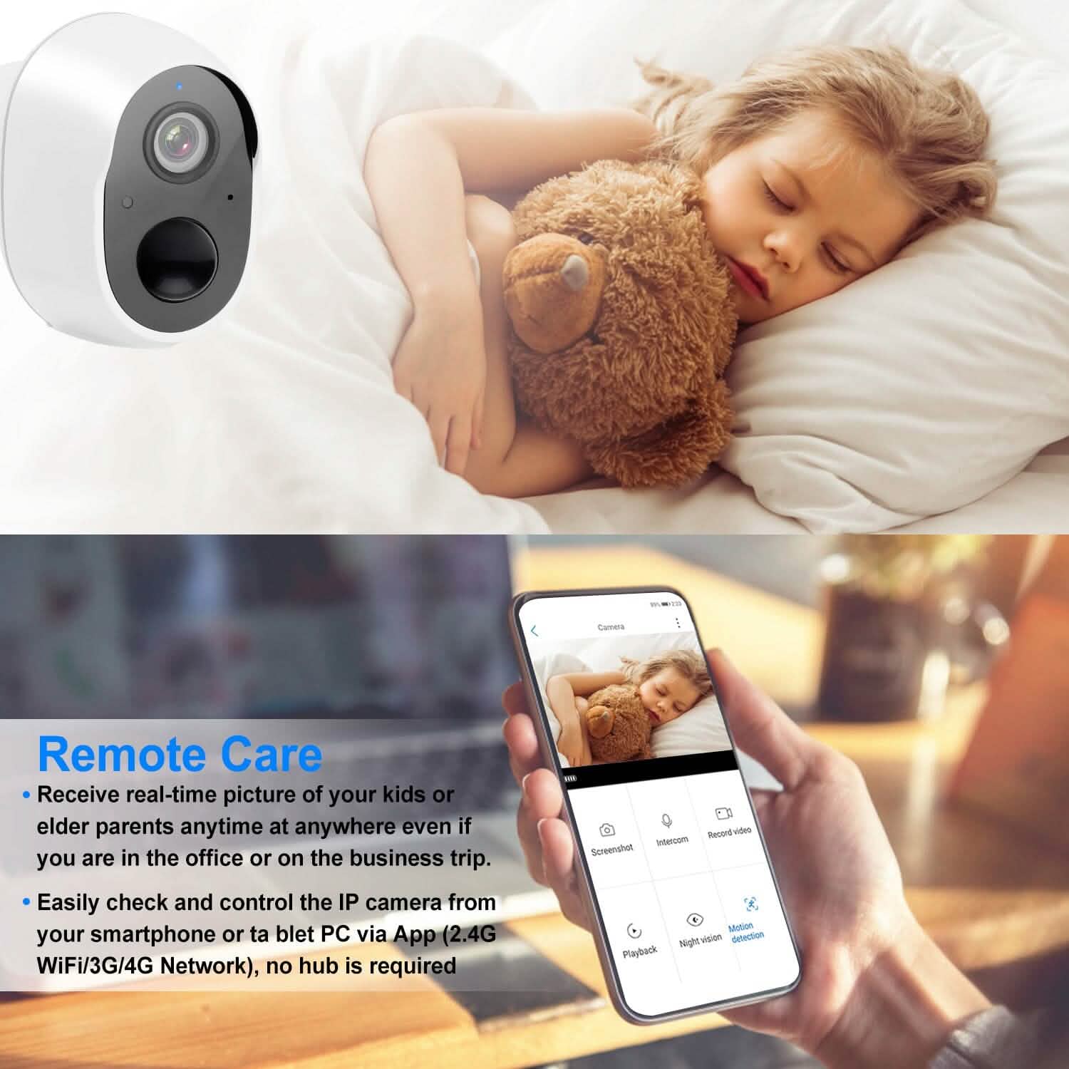 1080P WiFi IP Camera PIR Motion Detection Camcorder DailySale