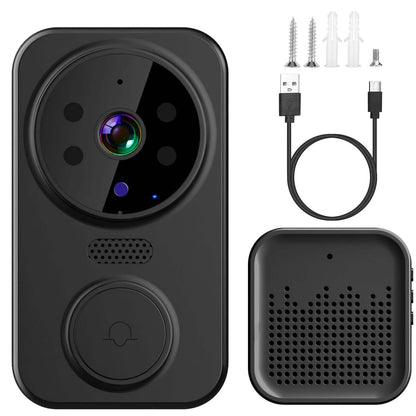1080P WiFi Security Doorbell Camera 2-Way Audio Free Cloud Storage DailySale