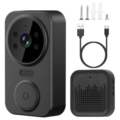 1080P WiFi Security Doorbell Camera 2-Way Audio Free Cloud Storage DailySale
