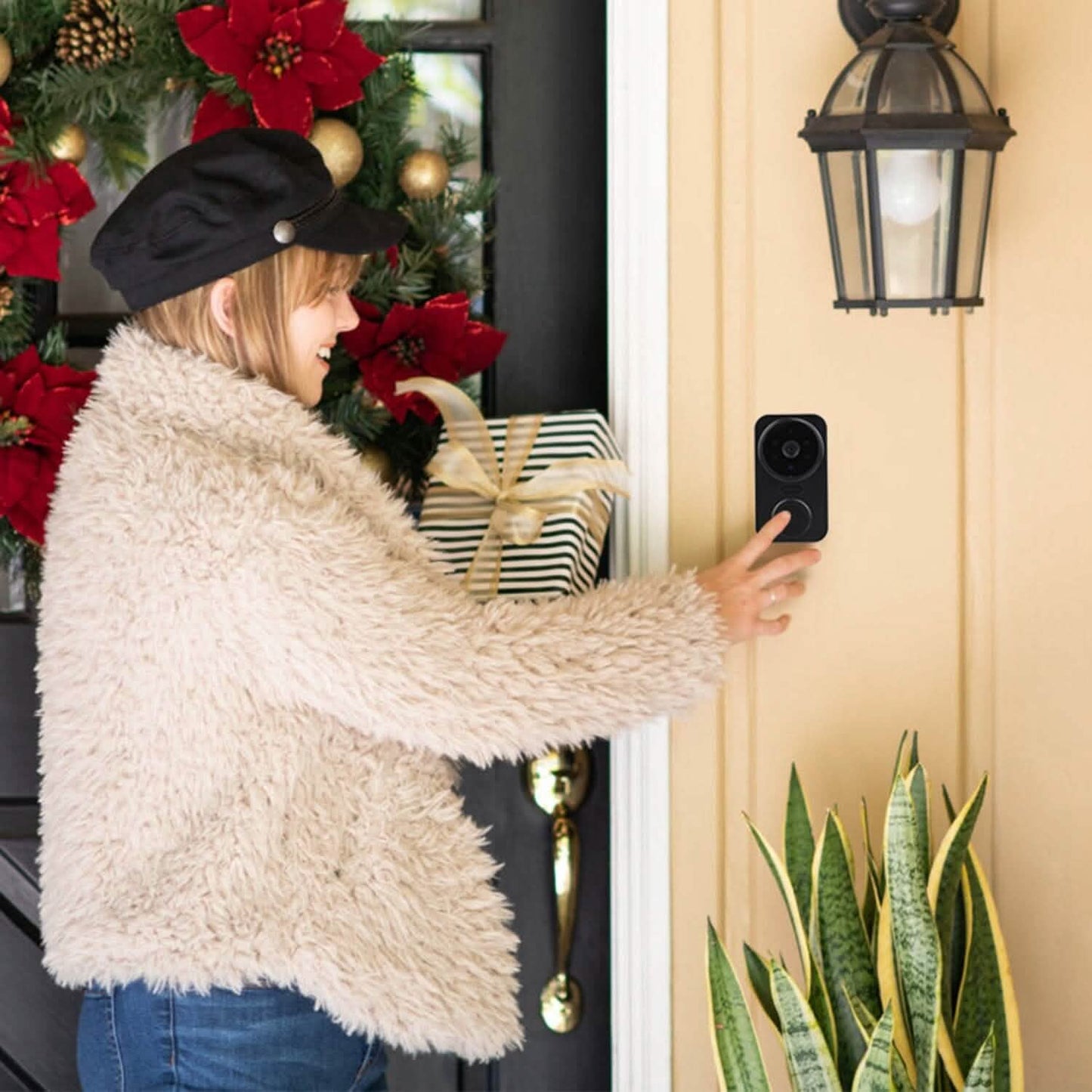 1080P WiFi Security Doorbell Camera 2-Way Audio Free Cloud Storage DailySale
