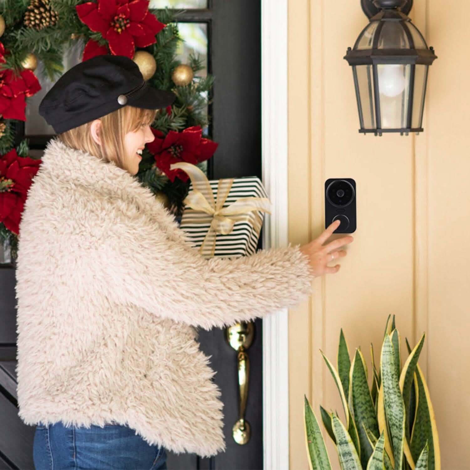 1080P WiFi Security Doorbell Camera 2-Way Audio Free Cloud Storage DailySale